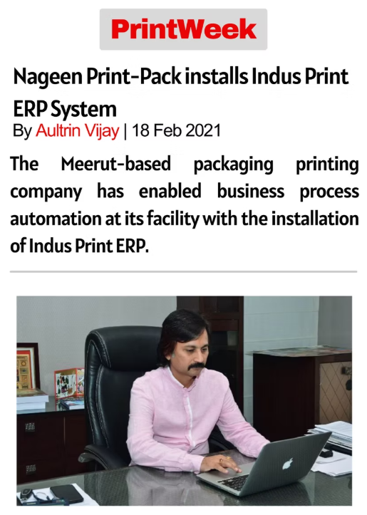 InPrint featured in PrintWeek – Coverage 2