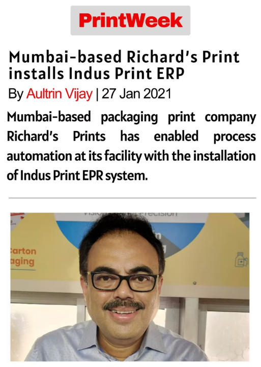 InPrint featured in PrintWeek – Coverage 7