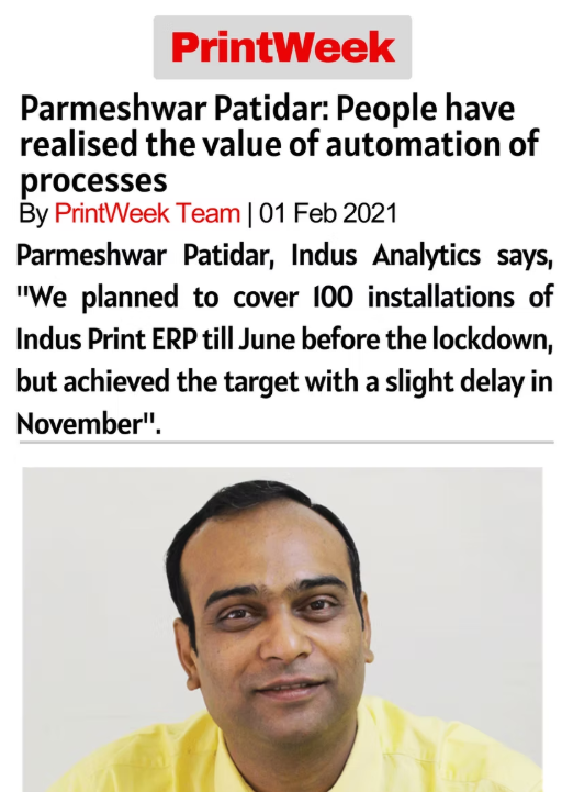 InPrint featured in PrintWeek – Coverage 9