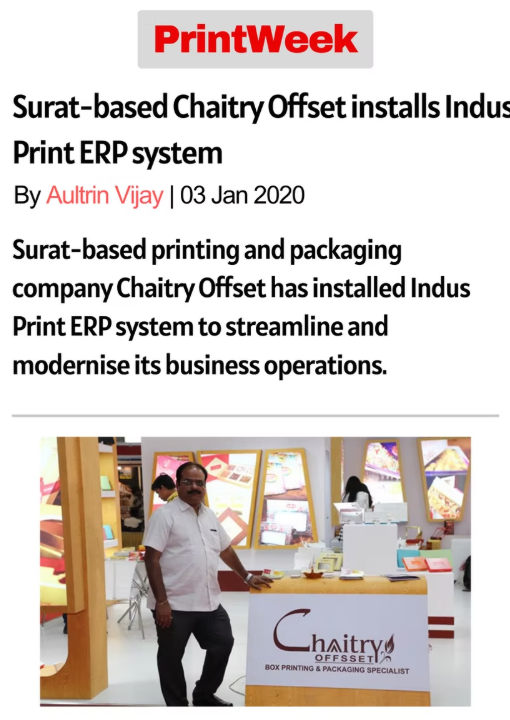 InPrint featured in PrintWeek – Coverage 10