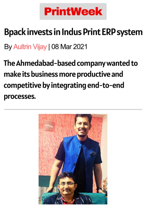 InPrint featured in PrintWeek – Coverage 13