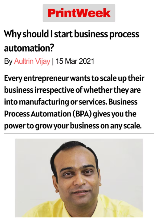 InPrint featured in PrintWeek – Coverage 14